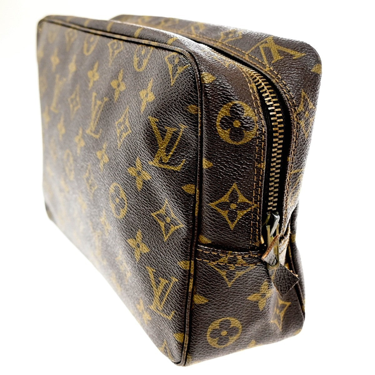 Louis Vuitton Trousse Toilette Monogram Canvas, BROWN, CANVAS, Clutche & pouche