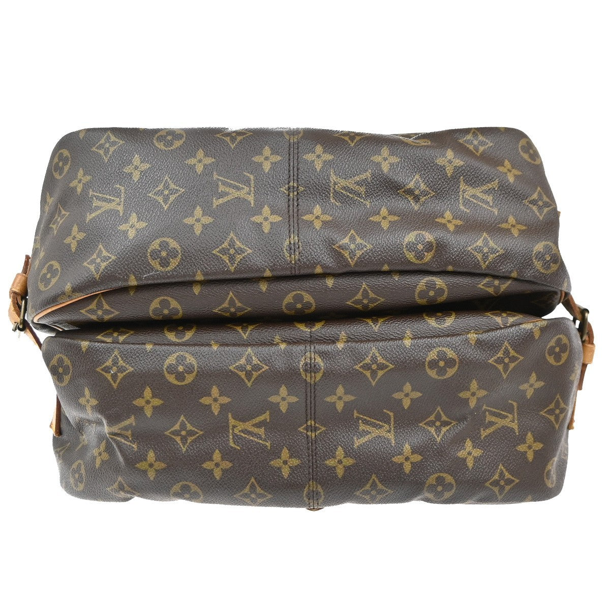 Louis Vuitton Saumur Handbag Monogram Canvas, BROWN, CANVAS, Shoulder bag