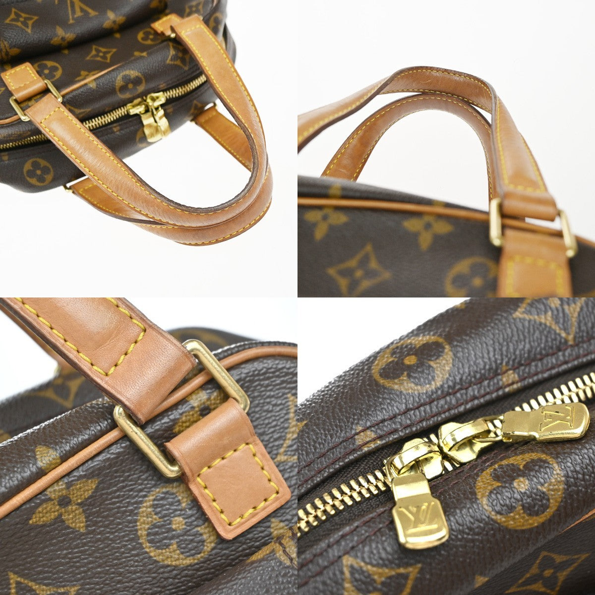 Louis Vuitton Excentri-Cite Handbag Monogram Canvas, BROWN, CANVAS, Handbag