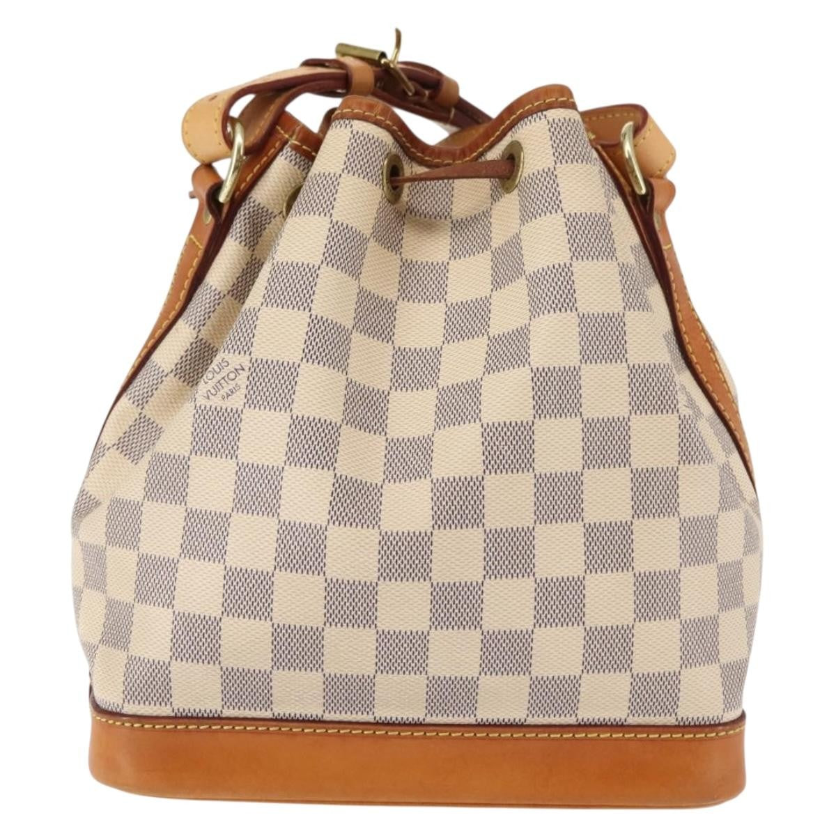 Louis Vuitton Noe Handbag Damier, BEIGE, CANVAS, Crossbody bag