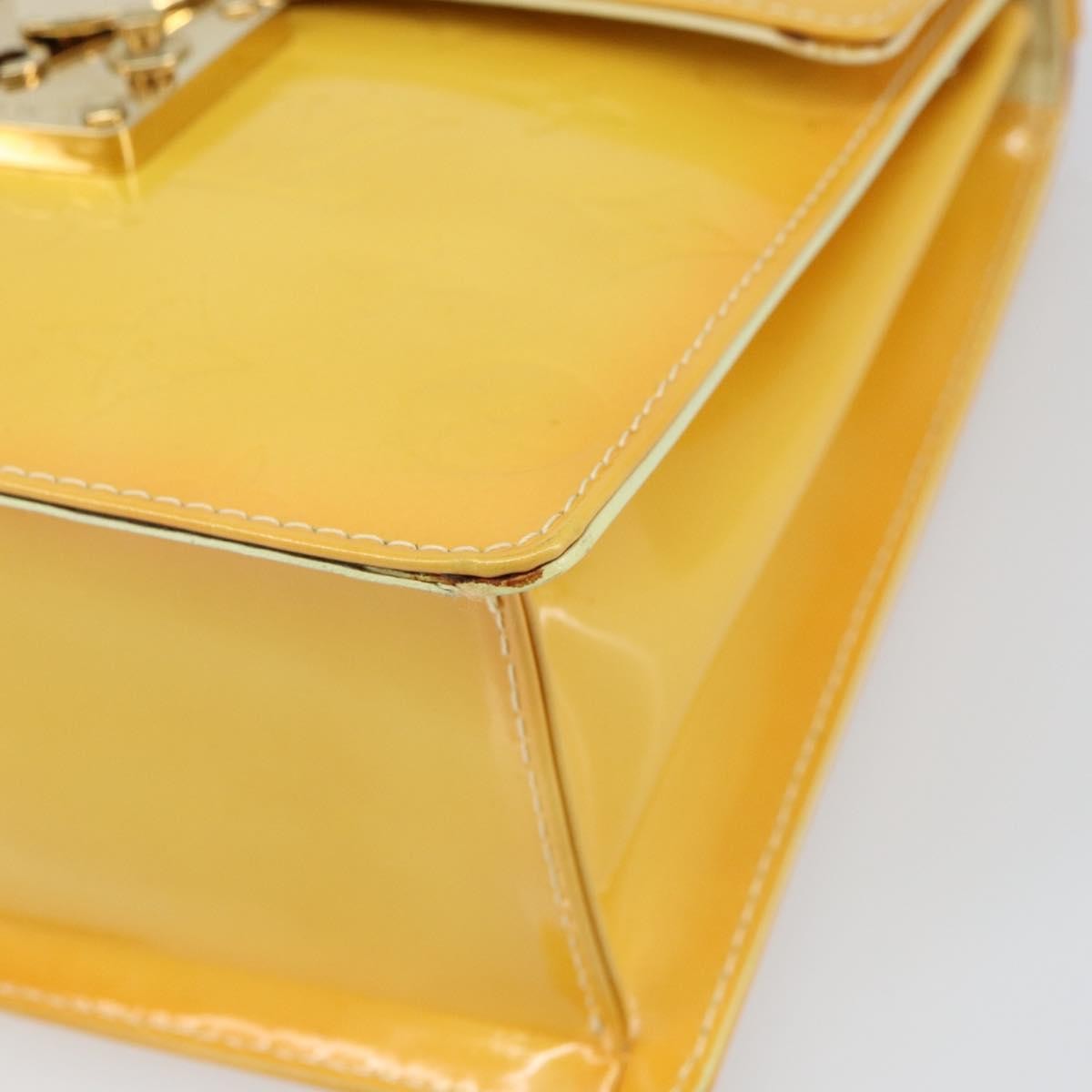 Louis Vuitton Spring Street NM Handbag Patent leather, YELLOW, PATENT_LEATHER, Handbag