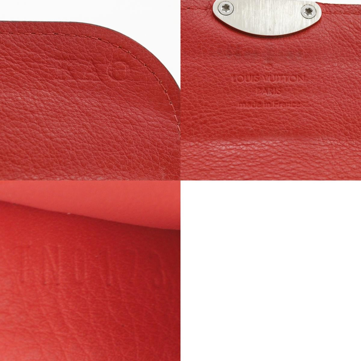 Louis Vuitton Iris Wallet Mahina Leather, Red, Leather, Wallet
