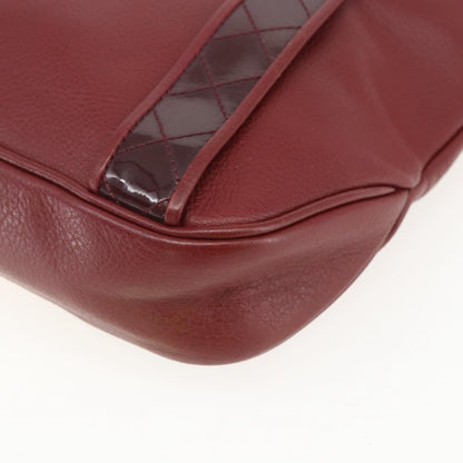 Burberry Vintage Shoulder Bag Leather, RED, LEATHER, Shoulder bag