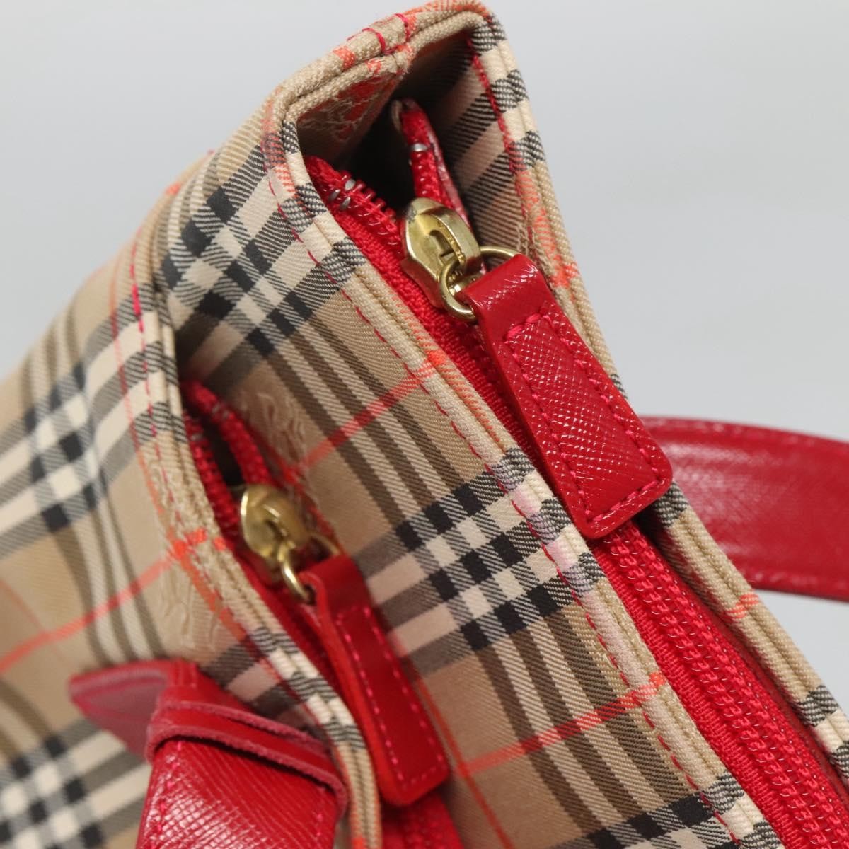 Burberry Nova Check Tote canvas check pattern, BEIGE, CANVAS, Tote bag