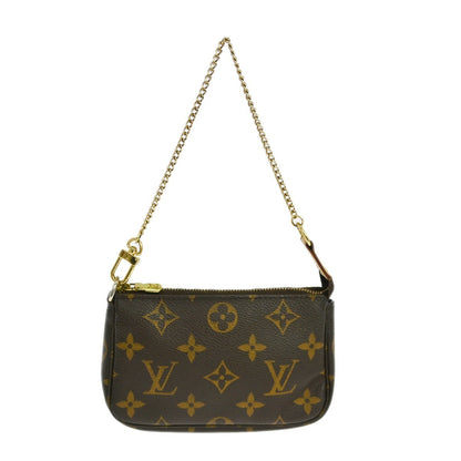 Louis Vuitton Mini pochette accessoires Canvas, Brown, Canvas, Clutch