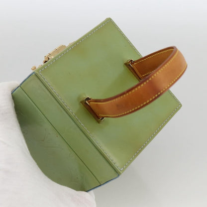 Louis Vuitton Bleecker Box Bag Monogram Vernis, GREEN, PATENT_LEATHER, Clutche & pouche