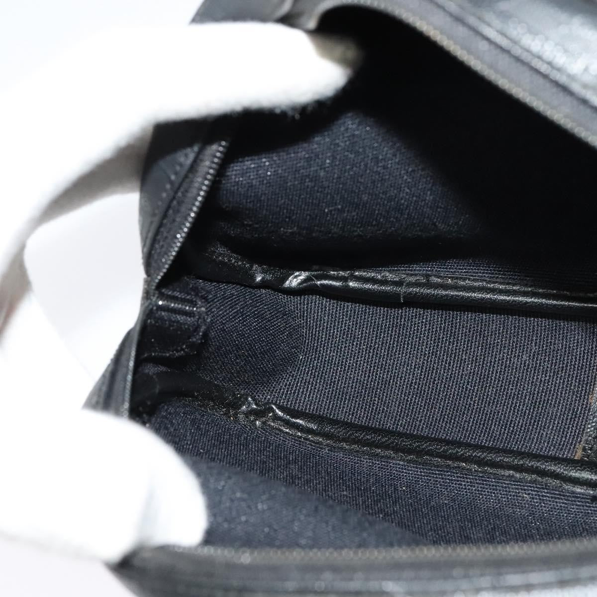 Christian Dior Vintage Trotter Pouch Canvas, BLACK, CANVAS, Clutche & pouche