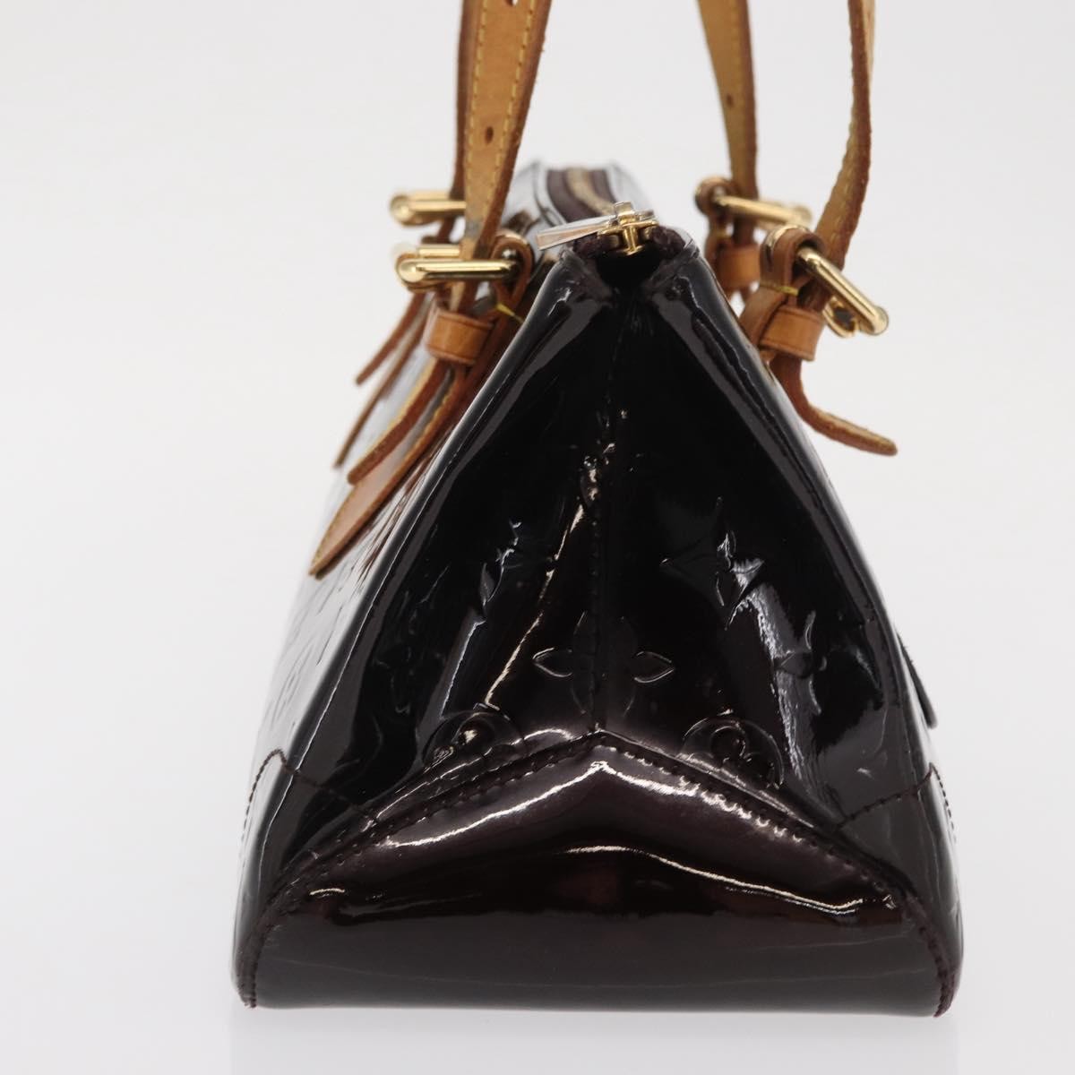 Louis Vuitton Rosewood Avenue Handbag Monogram Vernis, BROWN, PATENT_LEATHER, Shoulder bag