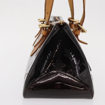 Louis Vuitton Rosewood Avenue Handbag Monogram Vernis, BROWN, PATENT_LEATHER, Shoulder bag