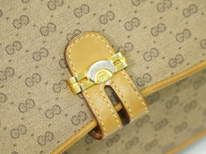 Gucci GG Marmont Pouch Crossbody Bag Leather, BEIGE, CANVAS, Crossbody bag