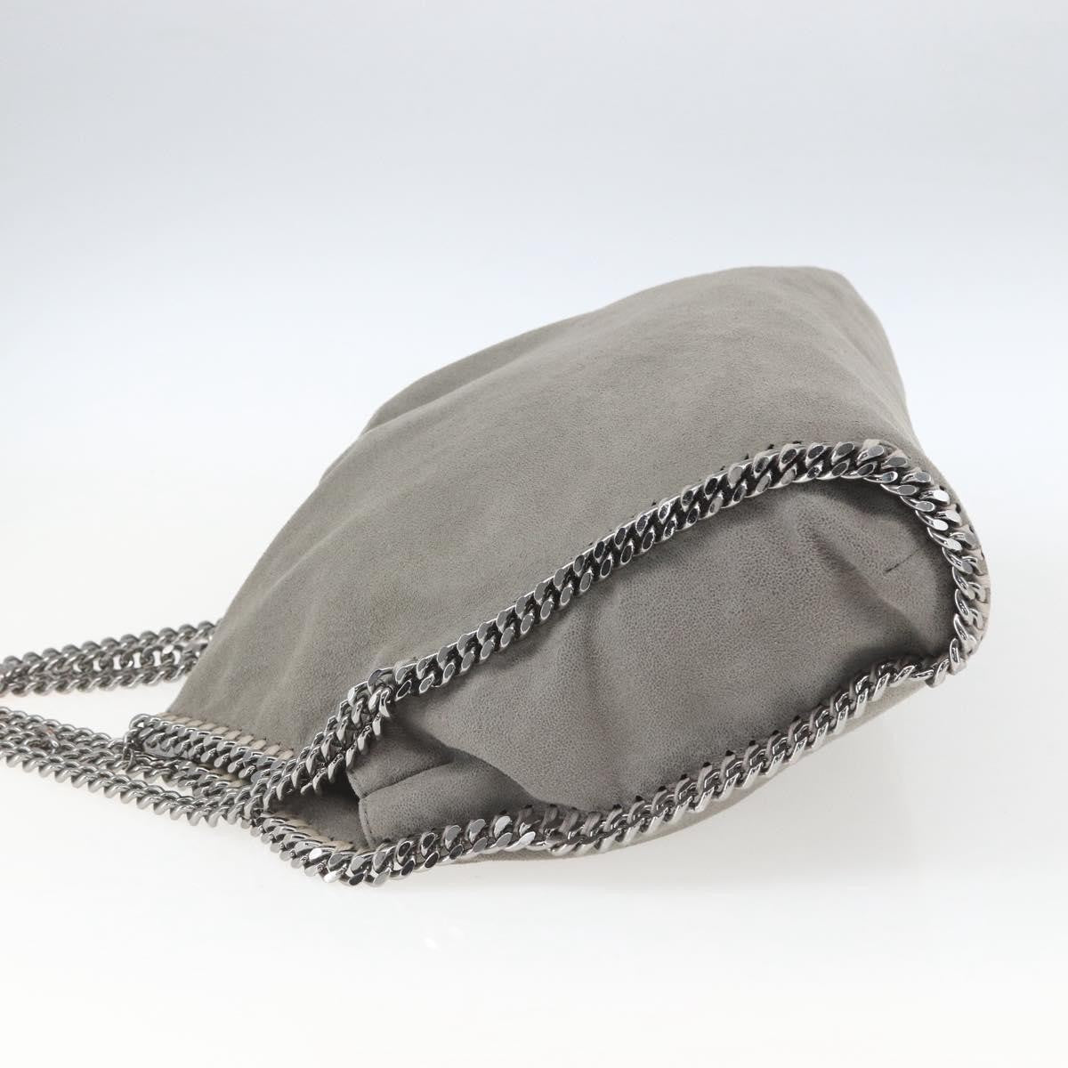 Stella McCartney Falabella Tote Shaggy Deer, GRAY, POLYESTER, Shoulder bag