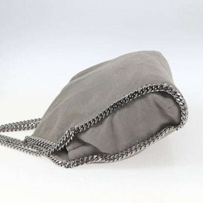 Stella McCartney Falabella Tote Shaggy Deer, GRAY, POLYESTER, Shoulder bag