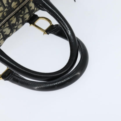 Christian Dior Vintage Trotter Boston Bag Diorissimo Canvas, BLACK, CANVAS, Handbag