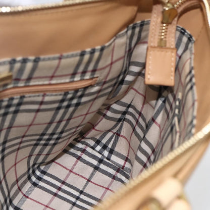 Burberry Vintage Handbag Leather, BEIGE, LEATHER, Handbag