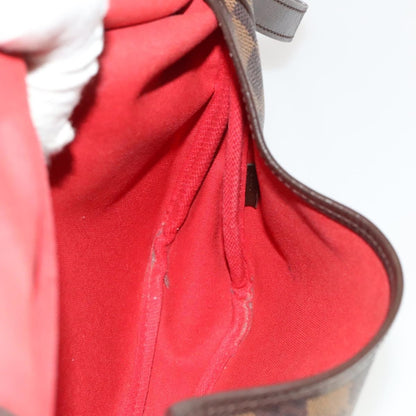 Louis Vuitton Saumur Handbag Damier, BROWN, CANVAS, Handbag