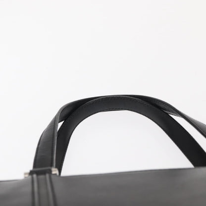Burberry Vintage Handbag Leather, BLACK, LEATHER, Handbag