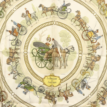 Hermes Carré 90 Silk multicolor, PINK, SILK, Scarve & shawl