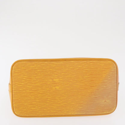 Louis Vuitton Alma Handbag Epi Leather, YELLOW, LEATHER, Handbag