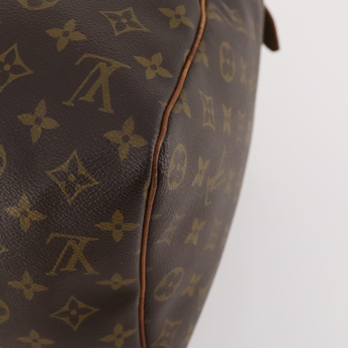Louis Vuitton Keepall Bag Monogram Canvas, BROWN, CANVAS, Travel bag