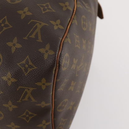 Louis Vuitton Keepall Bag Monogram Canvas, BROWN, CANVAS, Travel bag