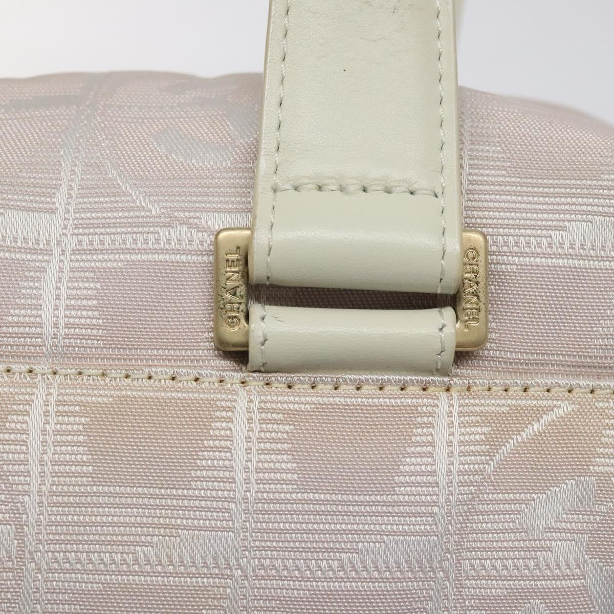 Chanel Travel Line Top Handle Bag Nylon, PINK, NYLON, Travel bag