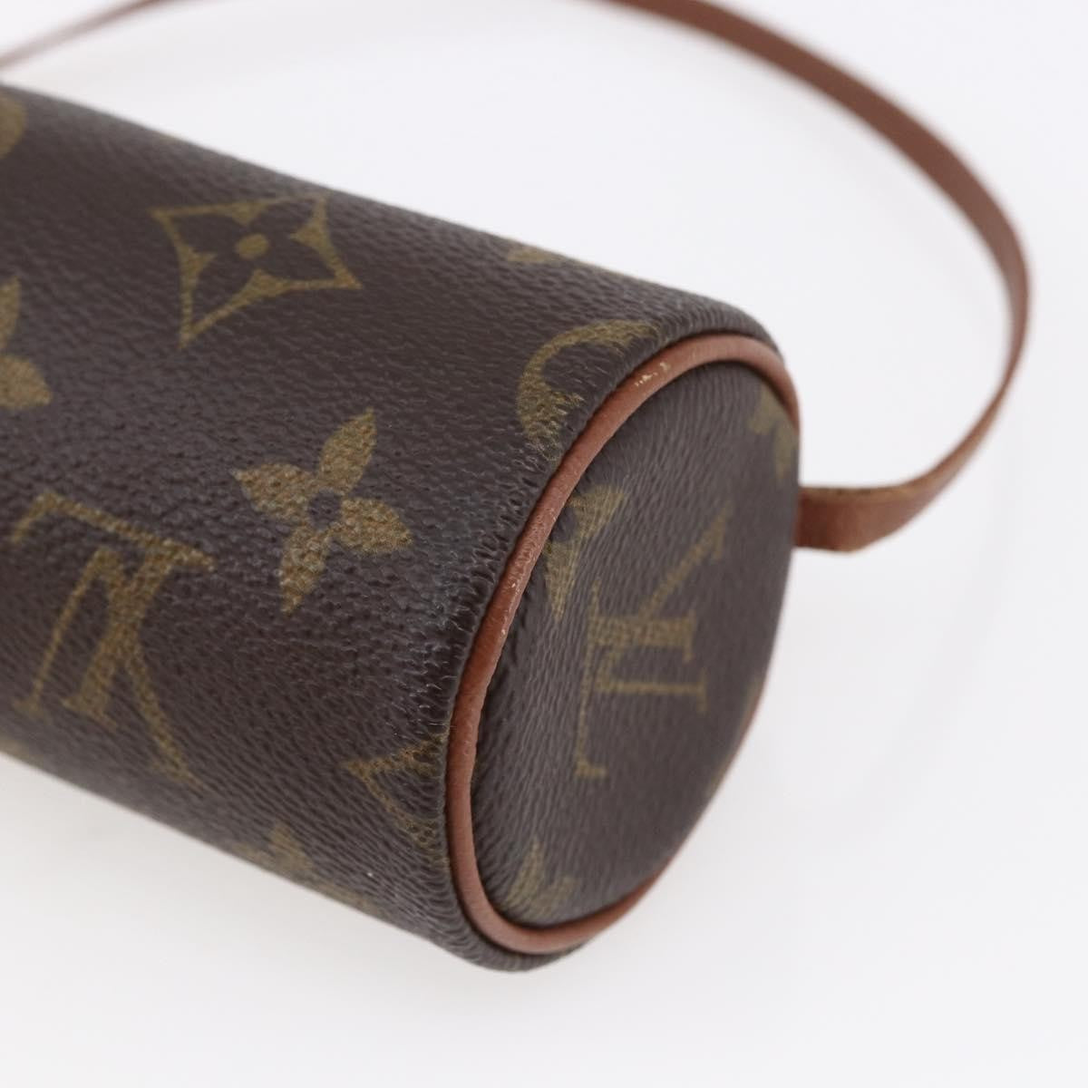 Louis Vuitton Papillon Pochette Monogram Canvas, BROWN, CANVAS, Handbag