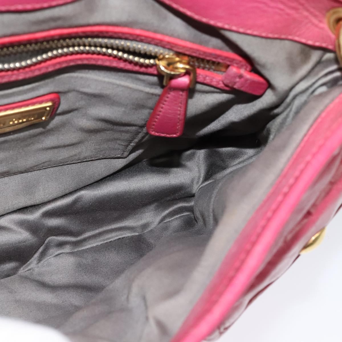 Miu Miu Coffer Convertible Hobo Matelasse Leather, PINK, LEATHER, Handbag