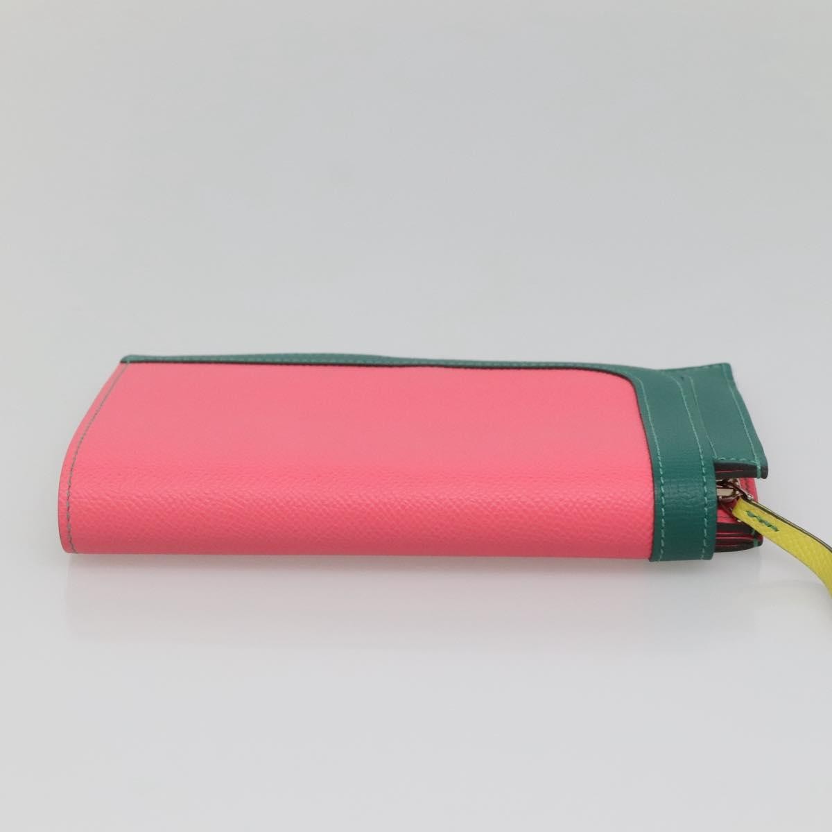 Hermes Camail Wallet Epsom, PINK, LEATHER, Wallets