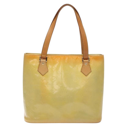 Louis Vuitton Houston Handbag Monogram Vernis, YELLOW, PATENT_LEATHER, Handbag