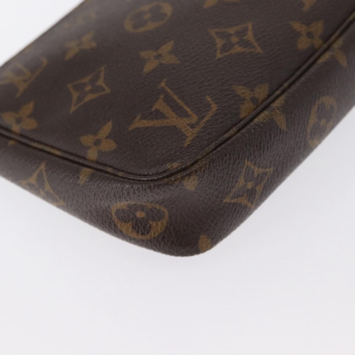 Louis Vuitton Pochette Accessoires NM Monogram Canvas, BROWN, CANVAS, Clutche & pouche