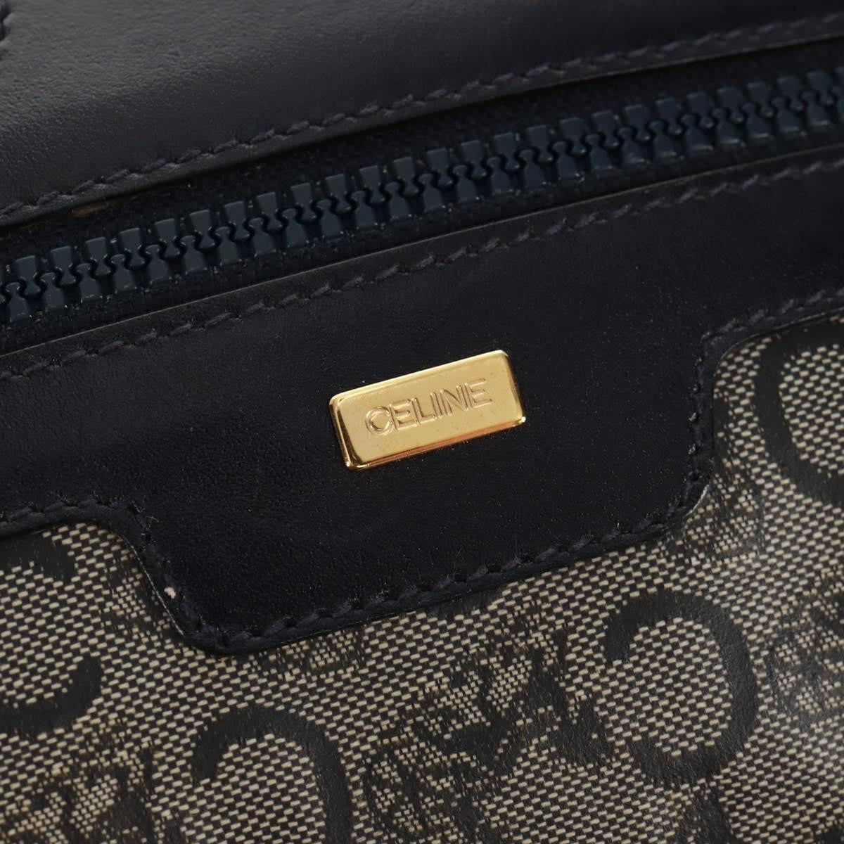 Celine C Sulky Boston bag Canvas, NAVY, CANVAS, Travel bag