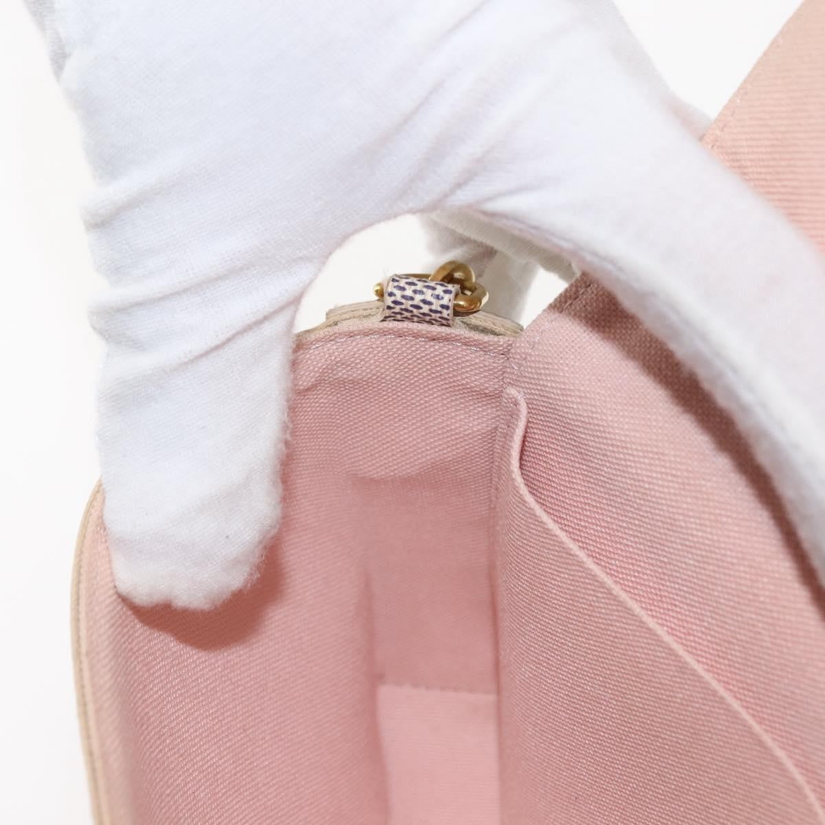 Louis Vuitton Felicie Pochette Damier, WHITE, CANVAS, Clutche & pouche