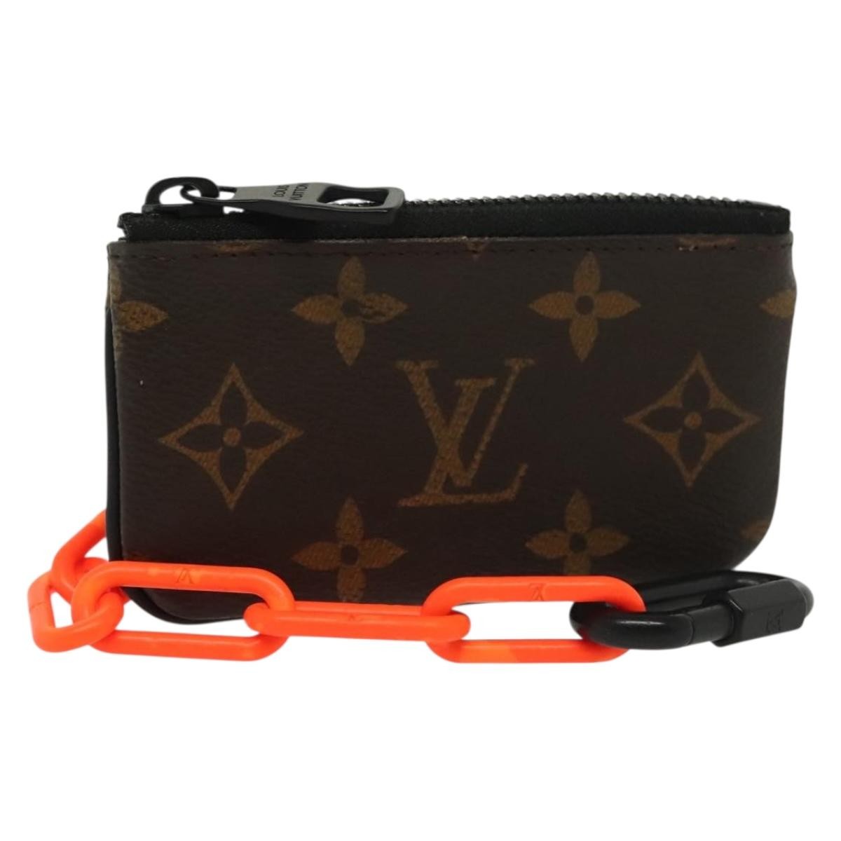 Louis Vuitton Pochette clés NM Canvas, BROWN, CANVAS, Wallets