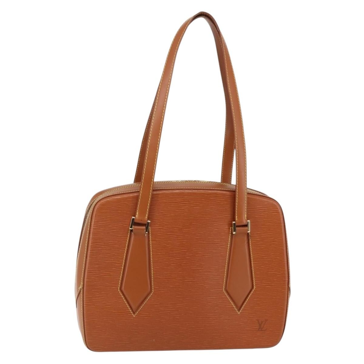 Louis Vuitton Voltaire Handbag Epi leather, BROWN, LEATHER, Handbag
