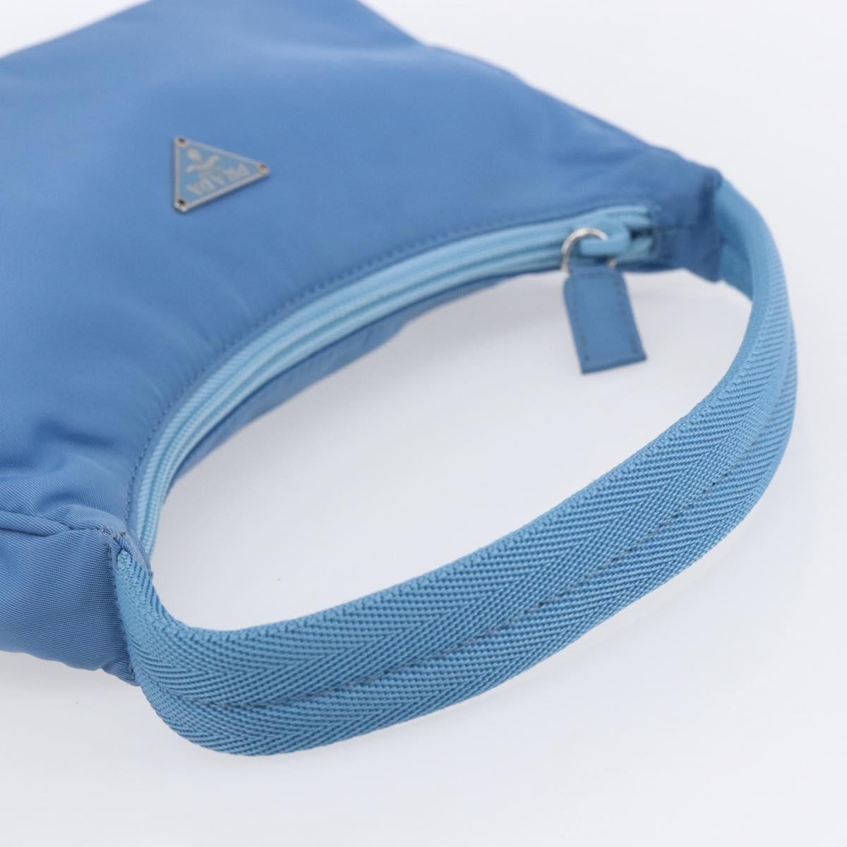 Prada Hobo Tessuto, BLUE, NYLON, Handbag