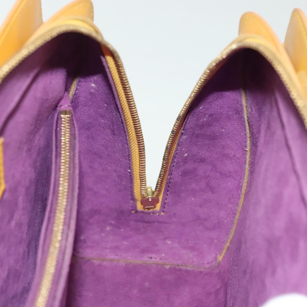 Louis Vuitton Pont Neuf Handbag Epi Leather, YELLOW, LEATHER, Handbag