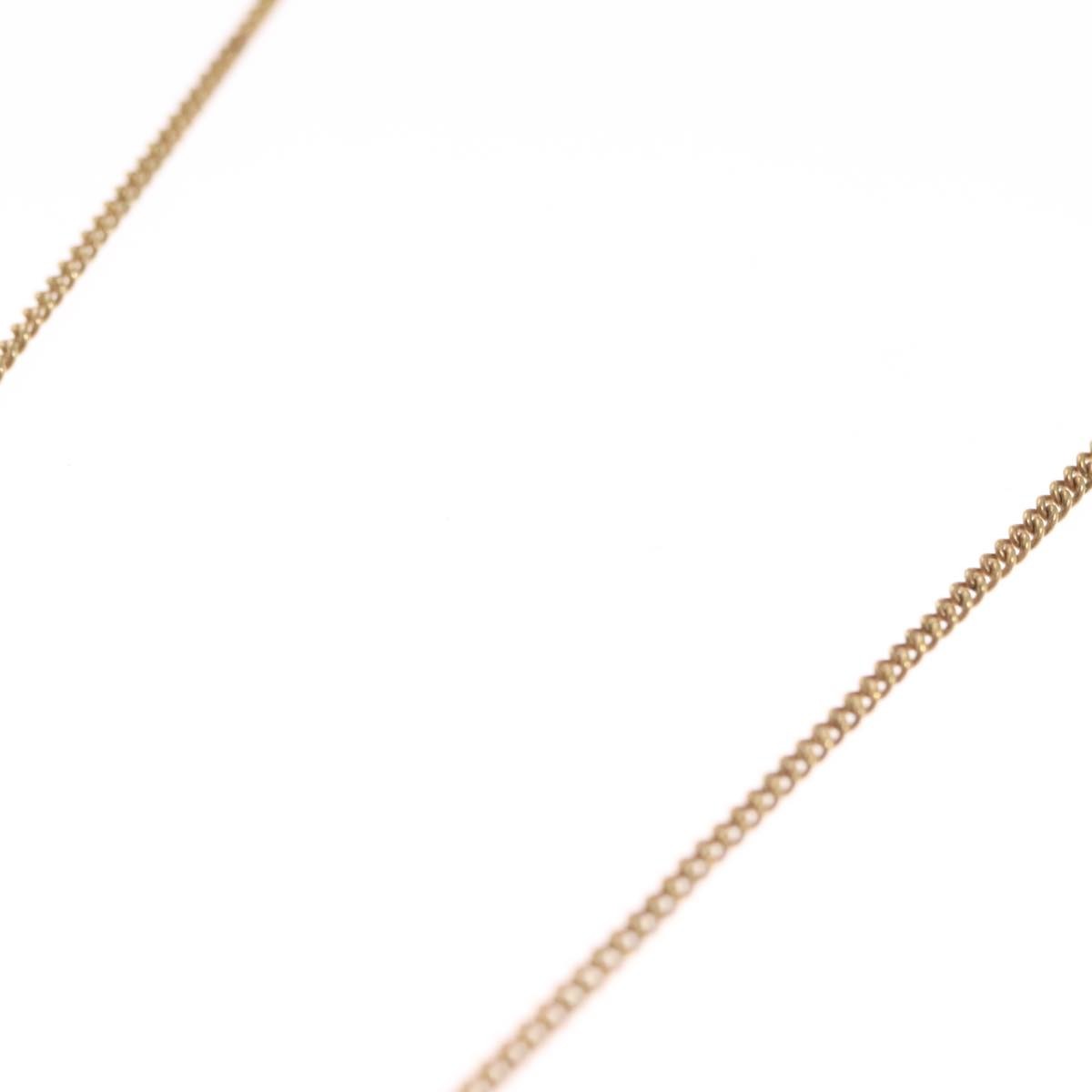 Christian Dior Vintage CD Pendant Necklace Metal, GOLD, METAL, Necklace