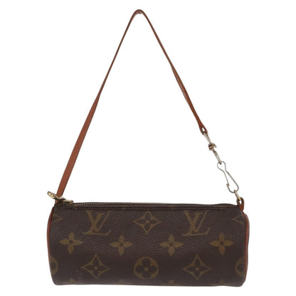 Louis Vuitton Papillon Pochette Monogram Canvas, BROWN, CANVAS, Clutche & pouche