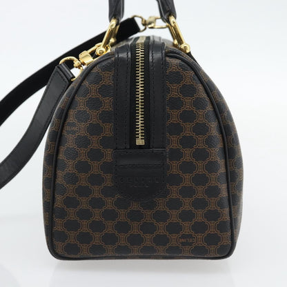 Celine Macadam Handbag Macadam with leather, Black, Canvas, Handbag