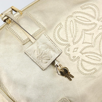 Loewe Amazona Bag Leather, GOLD, LEATHER, Handbag