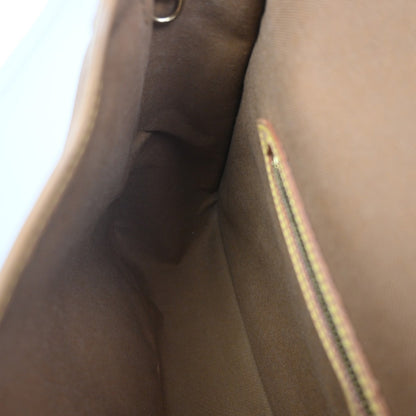 Louis Vuitton Sac Gibeciere Messenger Bag Monogram Canvas, BROWN, CANVAS, Shoulder bag