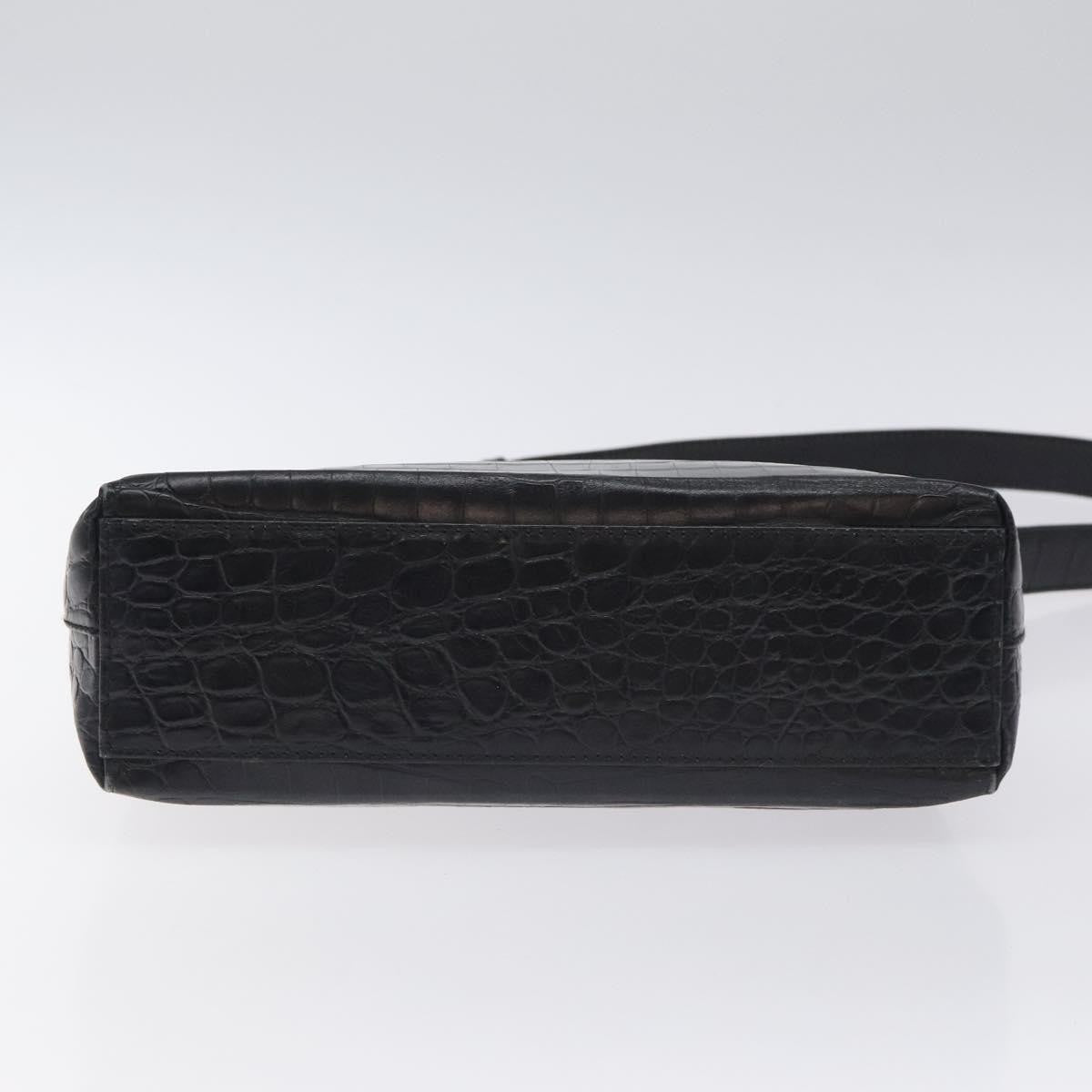 Salvatore Ferragamo Vara shoulder Bag Leather, BLACK, LEATHER, Shoulder bag