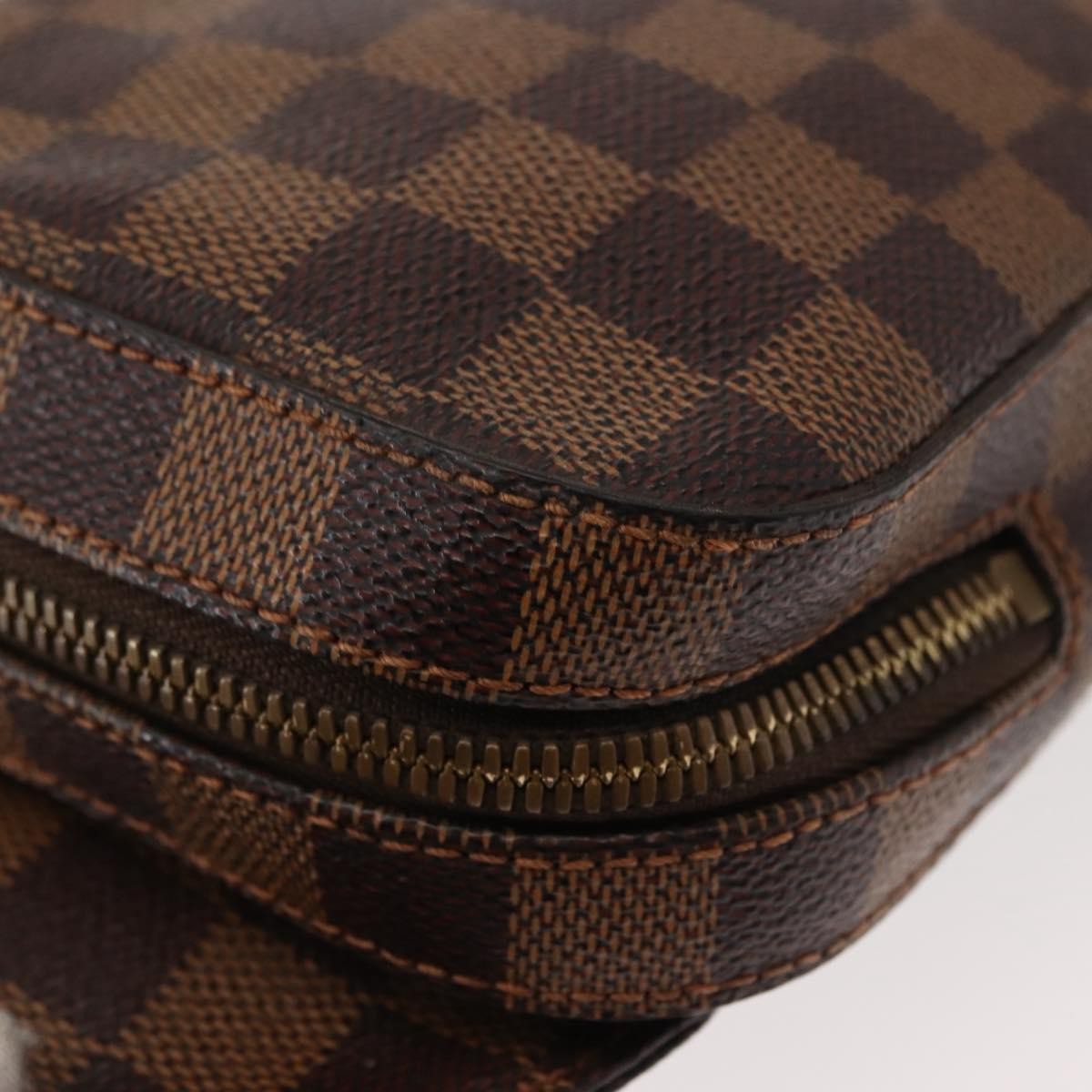 Louis Vuitton Geronimos Waist Bag Damier, BROWN, CANVAS, Shoulder bag