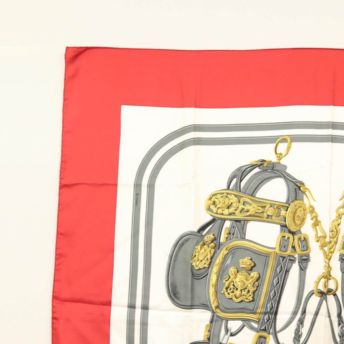 Hermes Carré 90 Silk multicolor, RED, SILK, Scarve & shawl