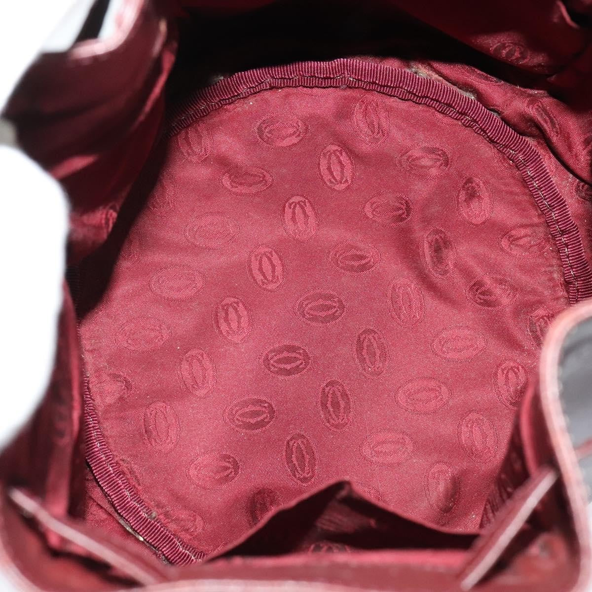 cartier Must de cartier bag Leather, BURGUNDY, LEATHER, Shoulder bag