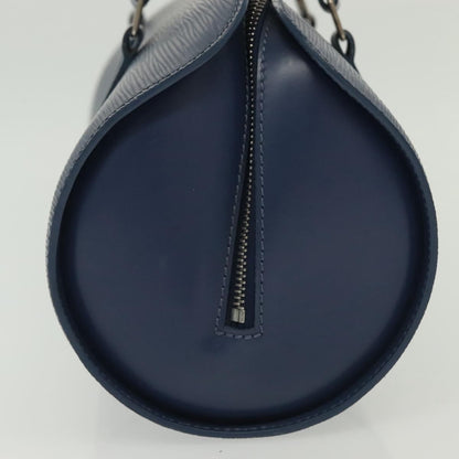 Louis Vuitton Soufflot Handbag Epi Leather, BLUE, LEATHER, Shoulder bag
