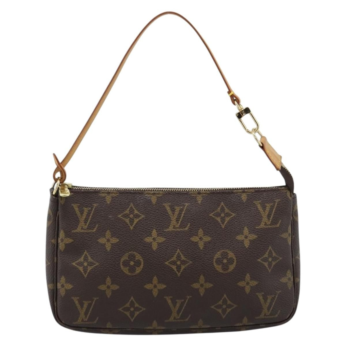 Louis Vuitton Pochette Accessoires NM Monogram Canvas, Brown, Canvas, Clutch