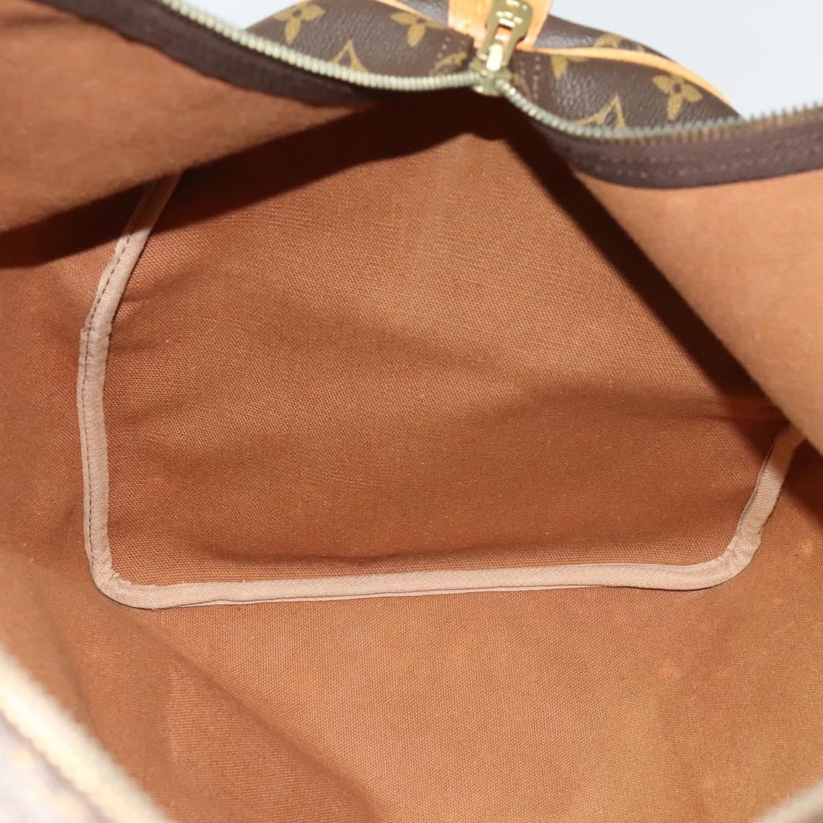 Louis Vuitton Keepall Bag Monogram Canvas, BROWN, CANVAS, Travel bag