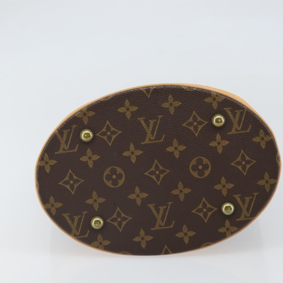 Louis Vuitton Petit Bucket Bag Monogram Canvas, BROWN, CANVAS, Tote bag