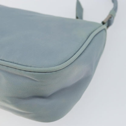 Prada Pochette Shoulder Bag Tessuto, BLUE, NYLON, Clutche & pouche